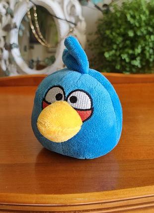 Мягкая игрушка angry birds синяя птичка джей / angry birds blue bird rovio 2009-2011