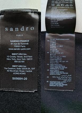 Мериносовый свитер sandro paris 10