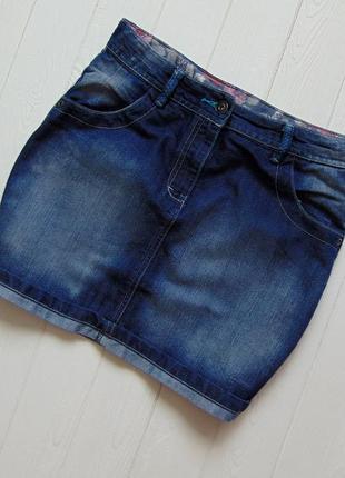 Розмір 10-11 років. стильна джинсова спідниця для дівчинки2 фото