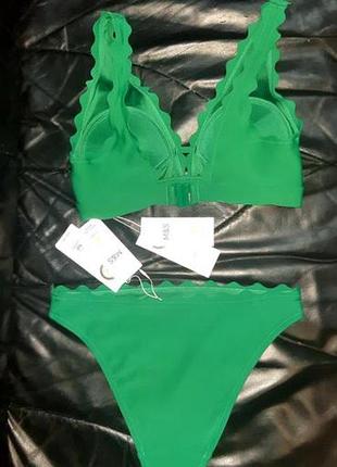Жіночий роздільний купальник marks & spencer, зелений