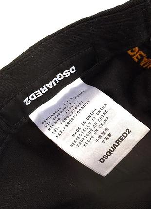 Черная бейсболка, кепка dsquared2 8