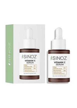 Сыворотка для лица sinoz с витамином c 30 мл