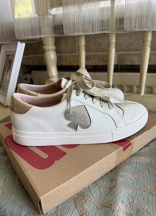 Кожаные кеды kate spade