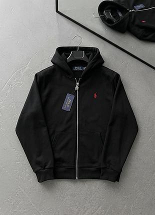 Зіпер чорний polo ralph lauren - демісезон