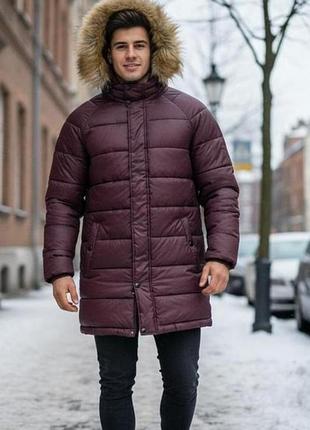 Куртка чоловіча тепла подовжена  сезон осінь - зима - весна розмір l-xl (48-50)