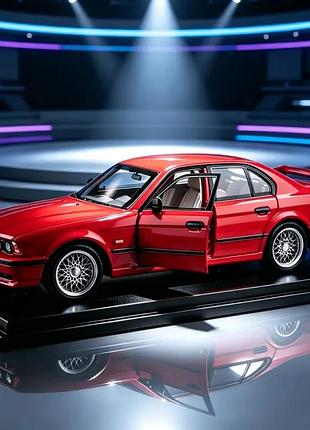 Колекційна модель bmw e 34 m5 в масштабі 1:24 бумер бмв,звук,світло