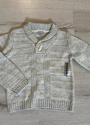 Светр дитячий grain de blé теплий, сірий, 104 р.