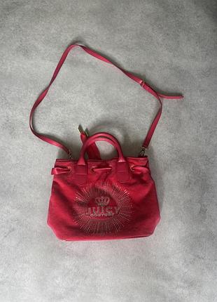 Клатч для жінок juicy couture рожевий зі стразами