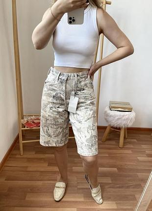 Zara baggy джинсові шорти 5