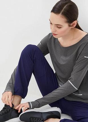 Женская футболка  с длинным рукавом лонгслив asics lite для занятий спортом