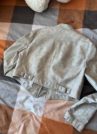 Нова шкіряна куртка bershka🥥 4