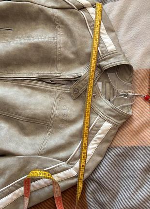 Нова шкіряна куртка bershka🥥 7