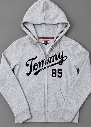 Tommy jeans худі на блискавці xs | оригінал