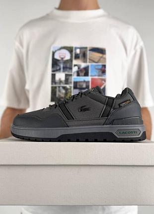 Термо кросівки lacoste t-clip winter gtx grey