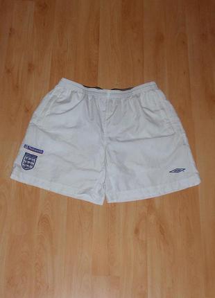 Белые футбольные шорты umbro england fc white short premier pro training original xl-xxl(2xl) nike nationwide