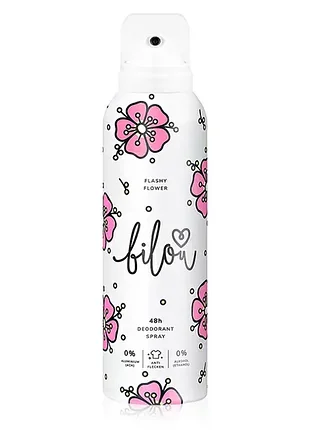 Дезодорант-спрей «цветочно-ягодный» bilou flashy flower deodorant spray, 150мл
