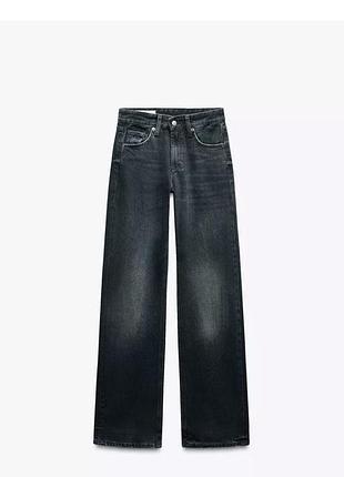Джинси жіночі zara темно-сині, розмір xxs/xs (eur 32)