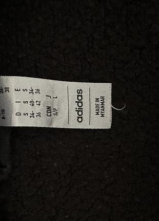 Кофта жіноча adidas чорна з капюшоном 5