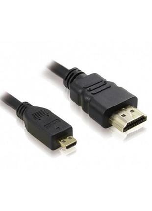 Кабель hdmi – micro hdmi 1.5 м v1.4 для передачи видеосигнала (b00333)