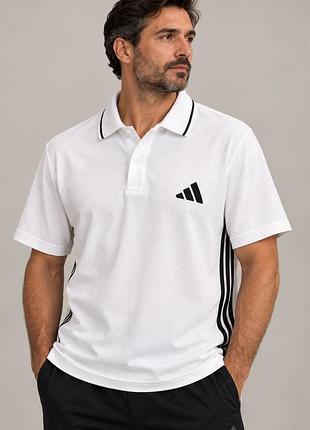 Чоловіче поло adidas essentials 3-stripes piqué, розмір l