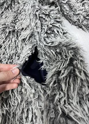 Тепла шуба h&m, жіноча, розмір 44 4