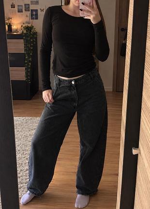 Жіночі чорні джинси bershka 🖤