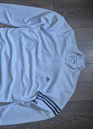 Спортивна кофта  adidas біла унісекс