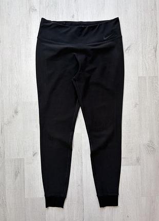 Жіночі спортивні легінси лосіни nike dri-fit (833056-010) розмір l