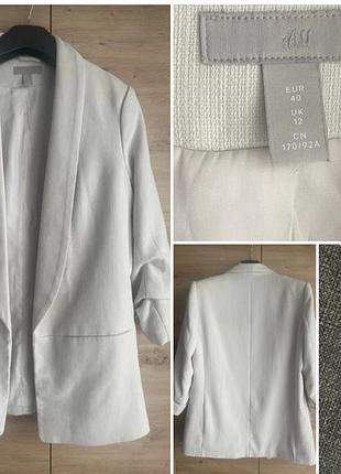Піджак жіночий h&m молочний 2