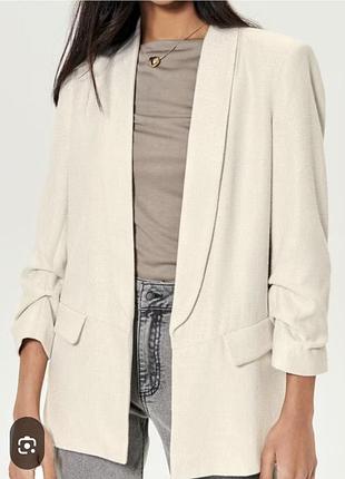 Піджак жіночий h&m молочний 9
