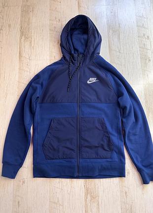 Стильна тепла кофта зіп худі на флісі nike tech fleece
