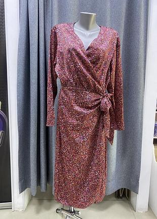 Красивое новое платье на запах h&amp;m m