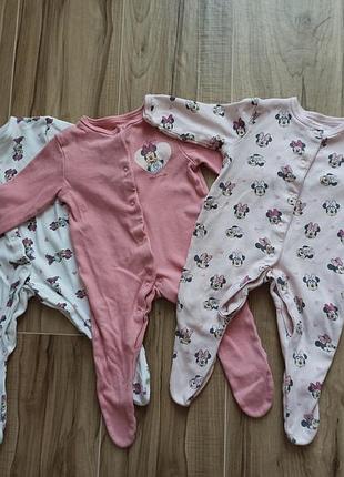 Чоловічки для дівчаток primark, бавовняні, 3-6 місяців