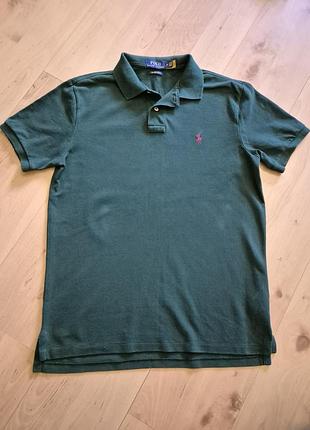 Оригінальне чоловіче поло polo ralph lauren custom slim fit m