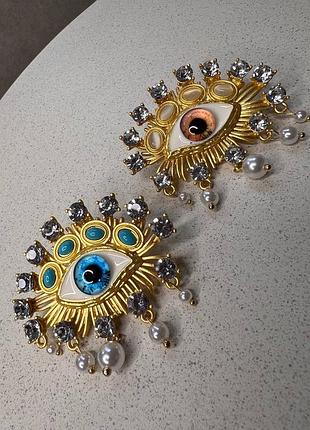 Серьги око очі  schiaparelli