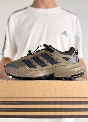 Термо кросівки adidas terrex freehiker sl gtx tan black