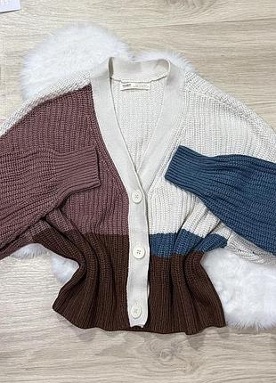 Стильний кардиган оверсайз бренду pull&bear 💙