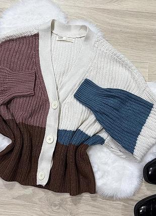 Стильний кардиган оверсайз бренду pull&bear 💙 2