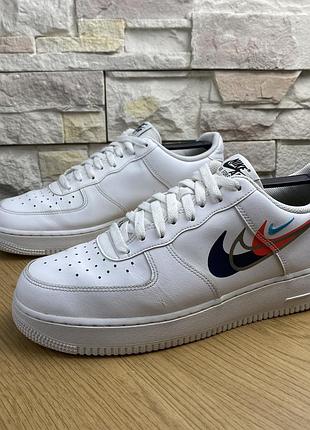 Оригінальні кросівки nike air force 1 low "quadruple swoosh"