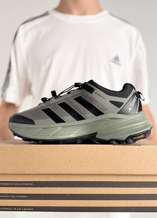 Термо кросівки adidas terrex freehiker sl gtx olive black