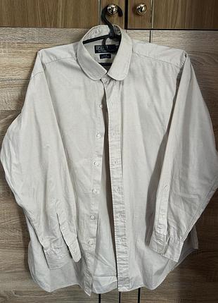 Чоловіча сорочка polo ralph lauren бежева