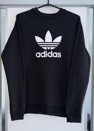 Світшот чоловічий, кофта чоловіча adidas trefoil crew (оригінал)
