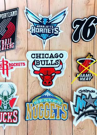 Термонашивки nba, нашивки баскетбольной тематики