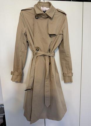Пальто жіноче massimo dutti бежеве