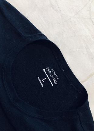 Термобілизна чоловіча чорна в рубчик primark термолонгслів чорна бавовна віскоза поліестер в наявності 10