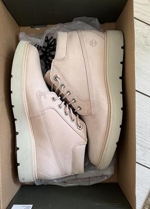 Черевики жіночі timberland шкіряні рожеві