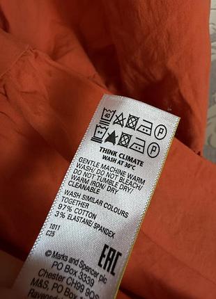 Бавовняна сукня міді m&s 10 7