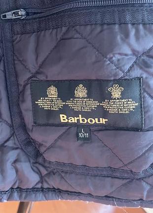 Куртка дитяча barbour стьобана синя 2