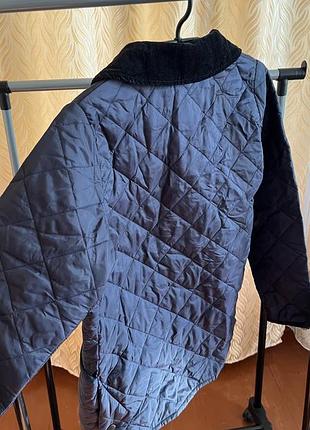 Куртка дитяча barbour стьобана синя 3