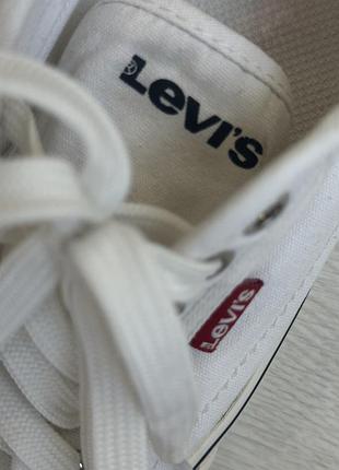 Кеди жіночі levi's білі, розмір 36-37 🤍💙🤍💙